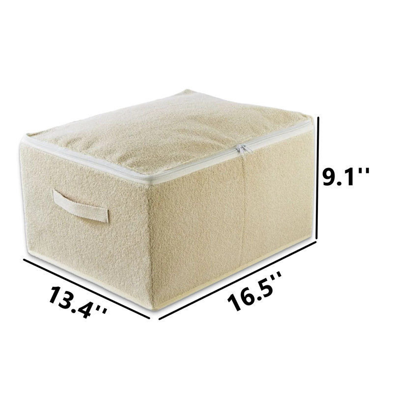 Boîte de rangement en feutre 100% terrycloth