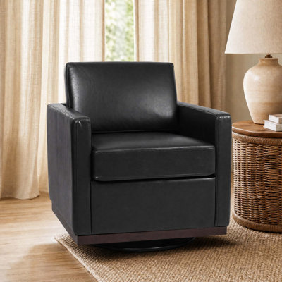 Fauteuil rembourré pivotant