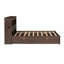 Lit plateforme double avec tablettes coulissantes-1483605369