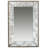 Silver Glass Framed Accent Mirror-335717980-335717983