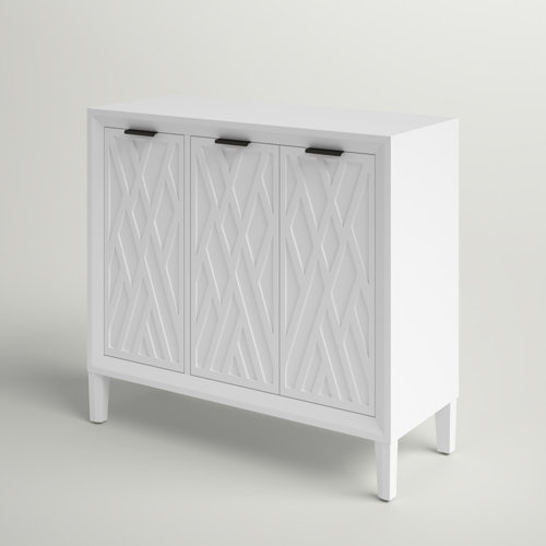 Three Posts™ Alta 3-Door Accent Cabinet & Reviews | Wayfair