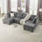 U Shape Modular Sectional Sofa