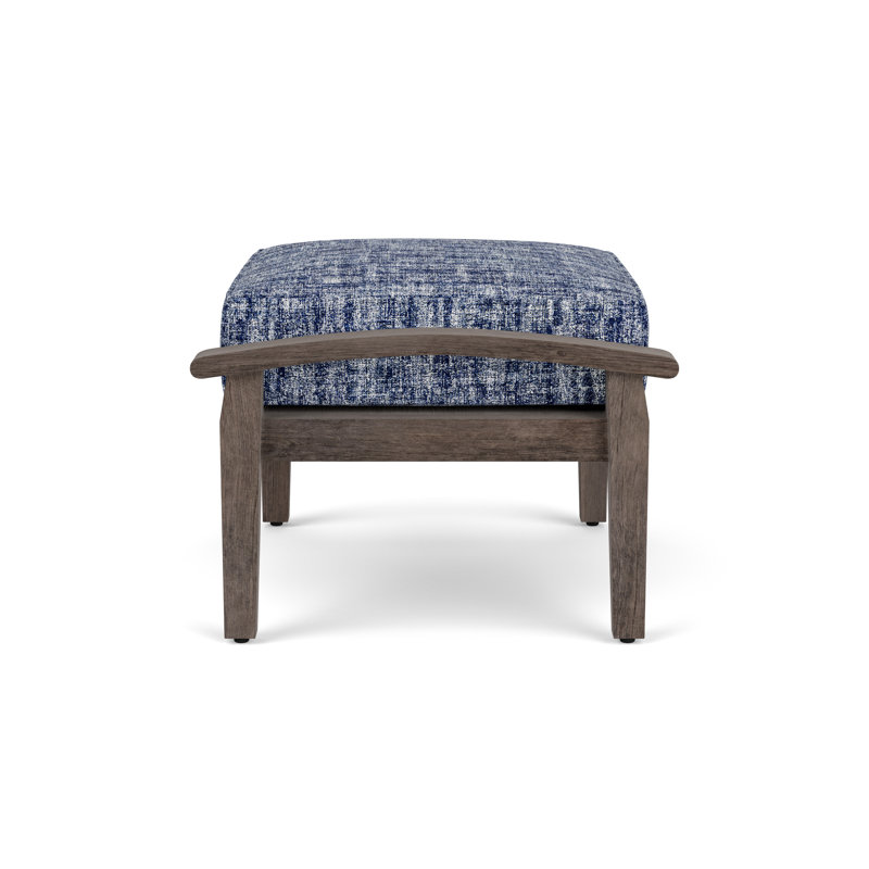 Frontier Outdoor Ottoman, Visions Cobalt