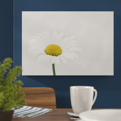 White Daisy - Wrapped Canvas