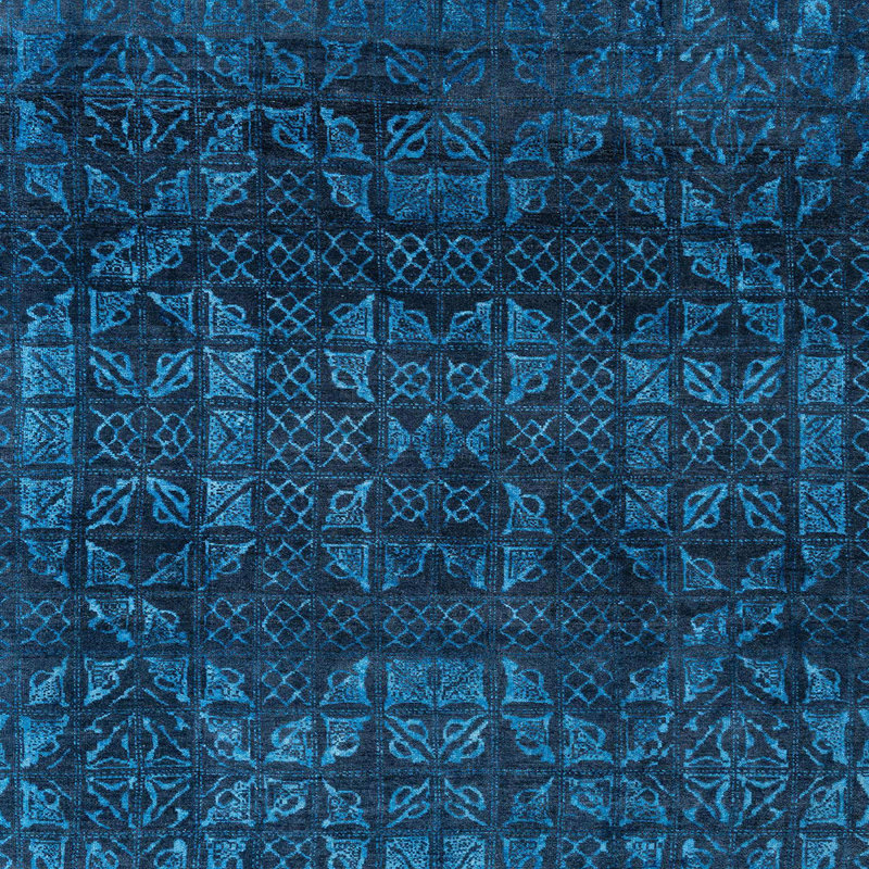 Tapis abstrait moderne 4497, Carré 8 pi