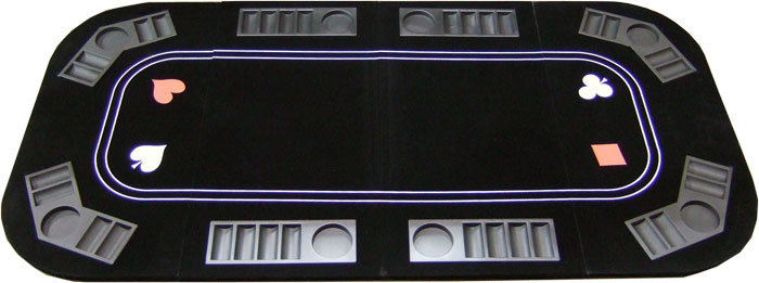 JP Commerce Wood Poker Table Cover