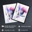 Thistle Flower Violet Soft Watercolour Wall Art Print