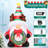 Christmas Inflatables 5 Ft Inflatable Gnome Holding Garland With Built-in Leds