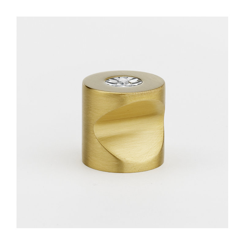 Poignée cylindrique contemporaine, H 1 po x l 1 po x P 1 po
