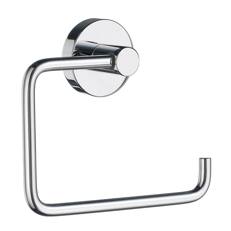 Wall Mounted Toilet Paper Holder, Polished Chrome