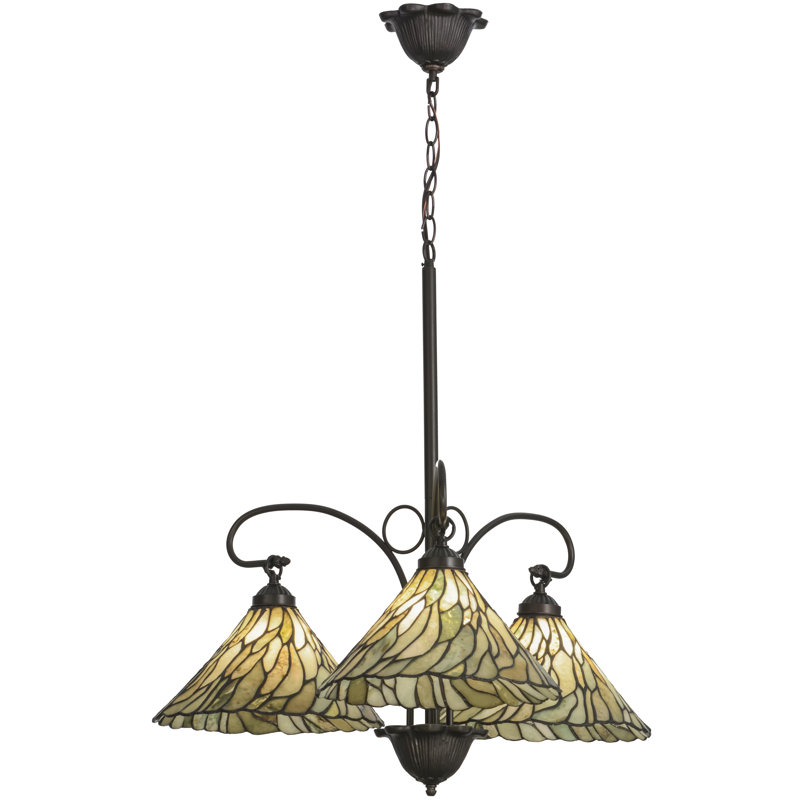 Greenbriar Oak 3 - Light Chandelier