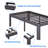 Oley 14 Inch Heavy Duty Metal Platform Bed Frame, Four Round-Corner Legs, Robust Steel, Noise Free-1806681870