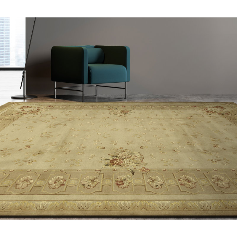 Tapis rectangulaire noué à la main