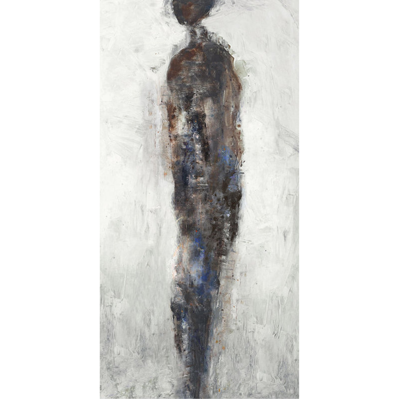Me Painting by Samuel Kane, Glass Coat, 48" H x 24" W