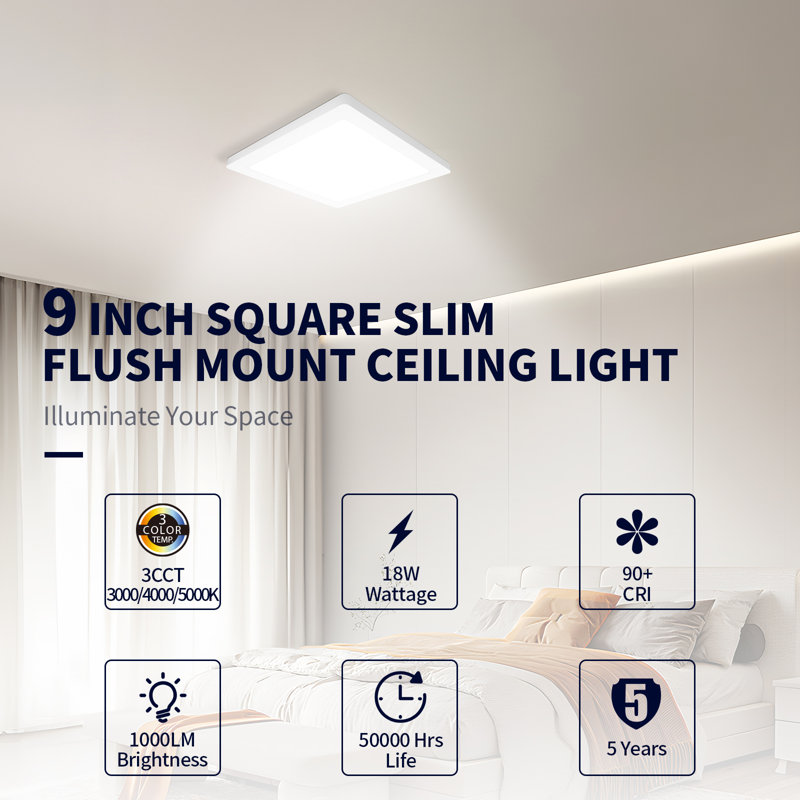 Isanotski LED Flush Mount