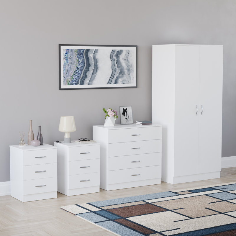 Maybery Piece Bedroom Set, White