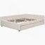 Lit plateforme tapissier avec port USB et 2 tiroirs-1904308732