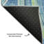 Tapis bleu Prisco lavable à la machine de qualité supérieure-1840976934
