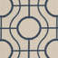 Arneshia Geometric Beige/Blue Indoor/Outdoor Area Rug-20794359