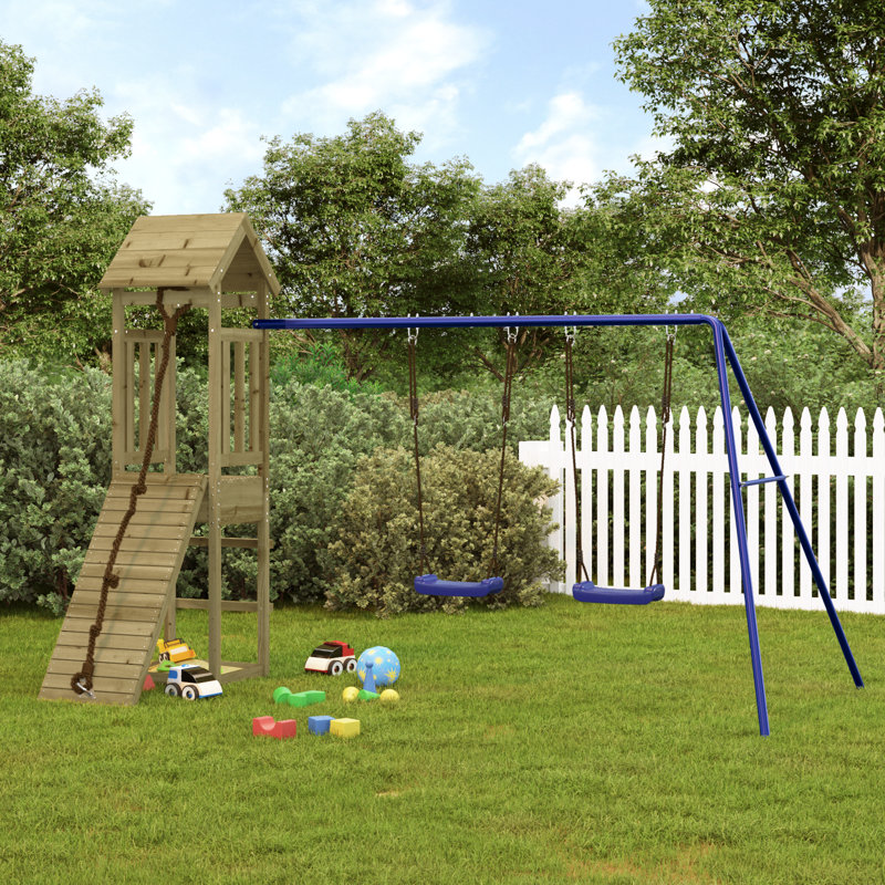 Garibay Freeport Park Swing Set Swing(s), Green