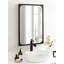 Miroir de salle de bain en bois-98717388