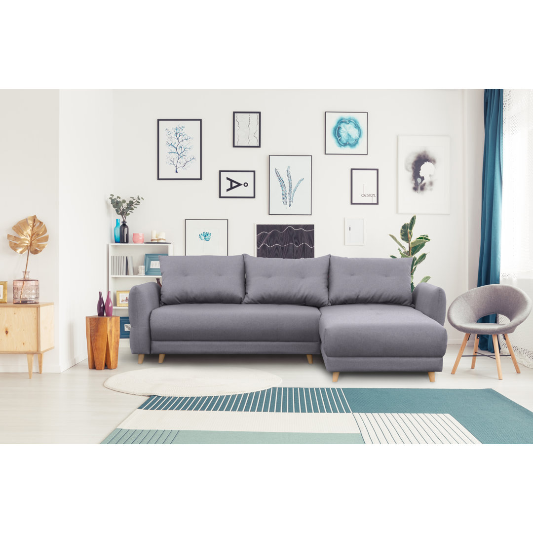 Ecksofa Talbert mit Bettfunktion