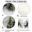 Green Pine Trees Mist Morning III - Tree Pine, grandes impressions sur toile, 2 pièces-465071914-465071915-465071916