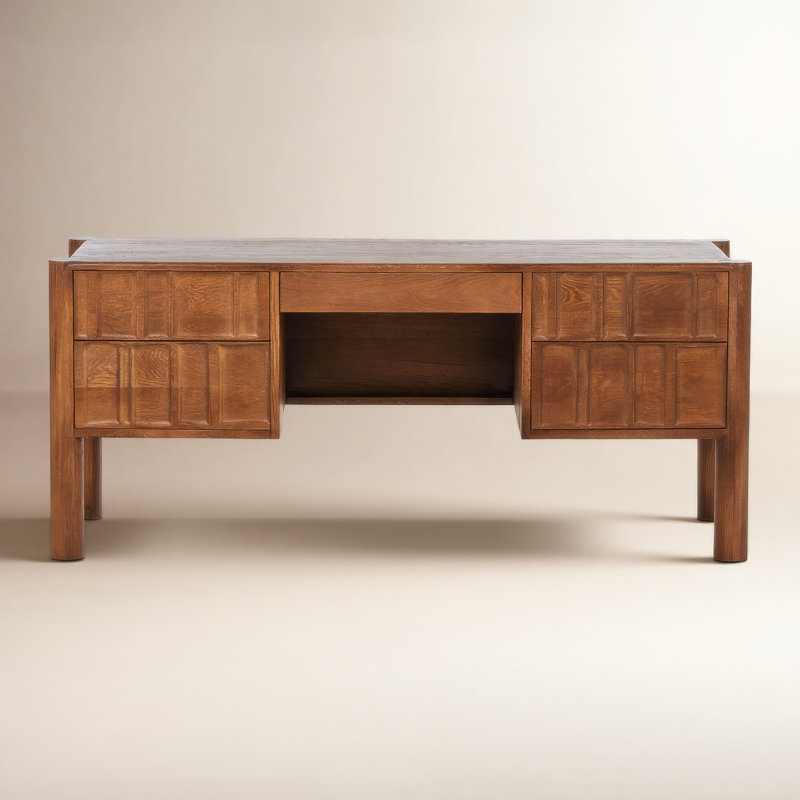 Keishara Desk, Brown