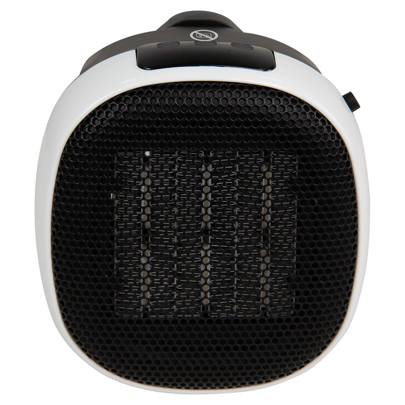Russell Hobbs RHPH7001W 700W Compact Ceramic Plug Heater in White, White