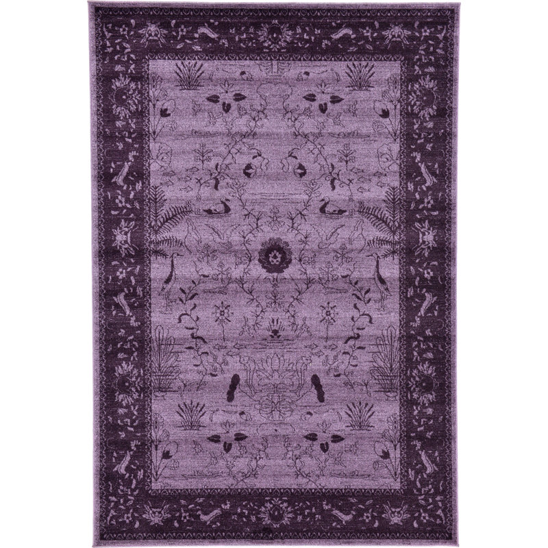 Godina Floral Indoor Rug, Rectangle 7'10" x 11'