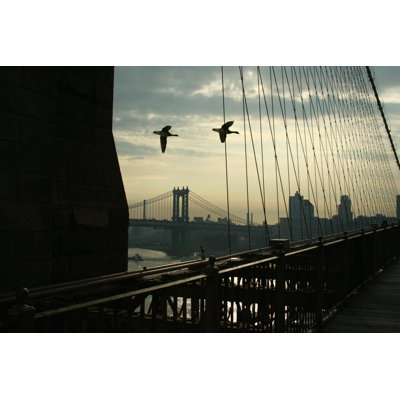 Geese Flying by CribbVisuals - Wrapped Canvas Print