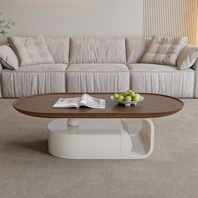 Table basse avec tiroir en bois