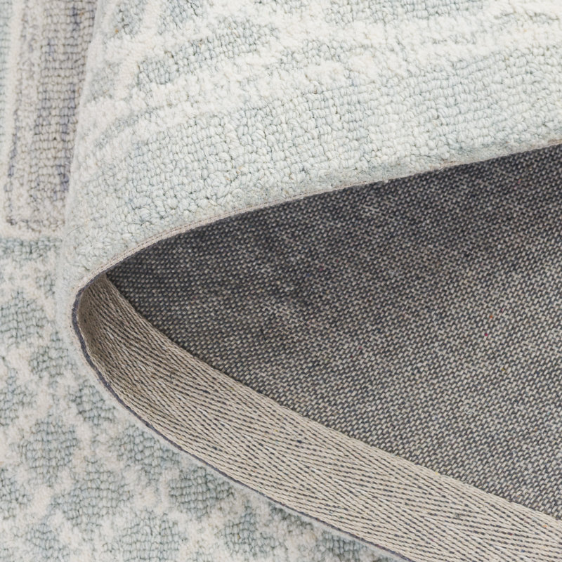 Tapis en laine touffeté à la main Ebony 275, Rectangle de 5 pi x 8 pi