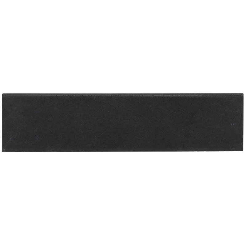 Carreau de faïence en porcelaine gris cendré 12 po x 3 po Fairfield, Gris cendré