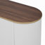 Console de télévision, meuble télé minimaliste moderne, centre de divertissement avec 3 tiroirs et 1 tablette-1290485979