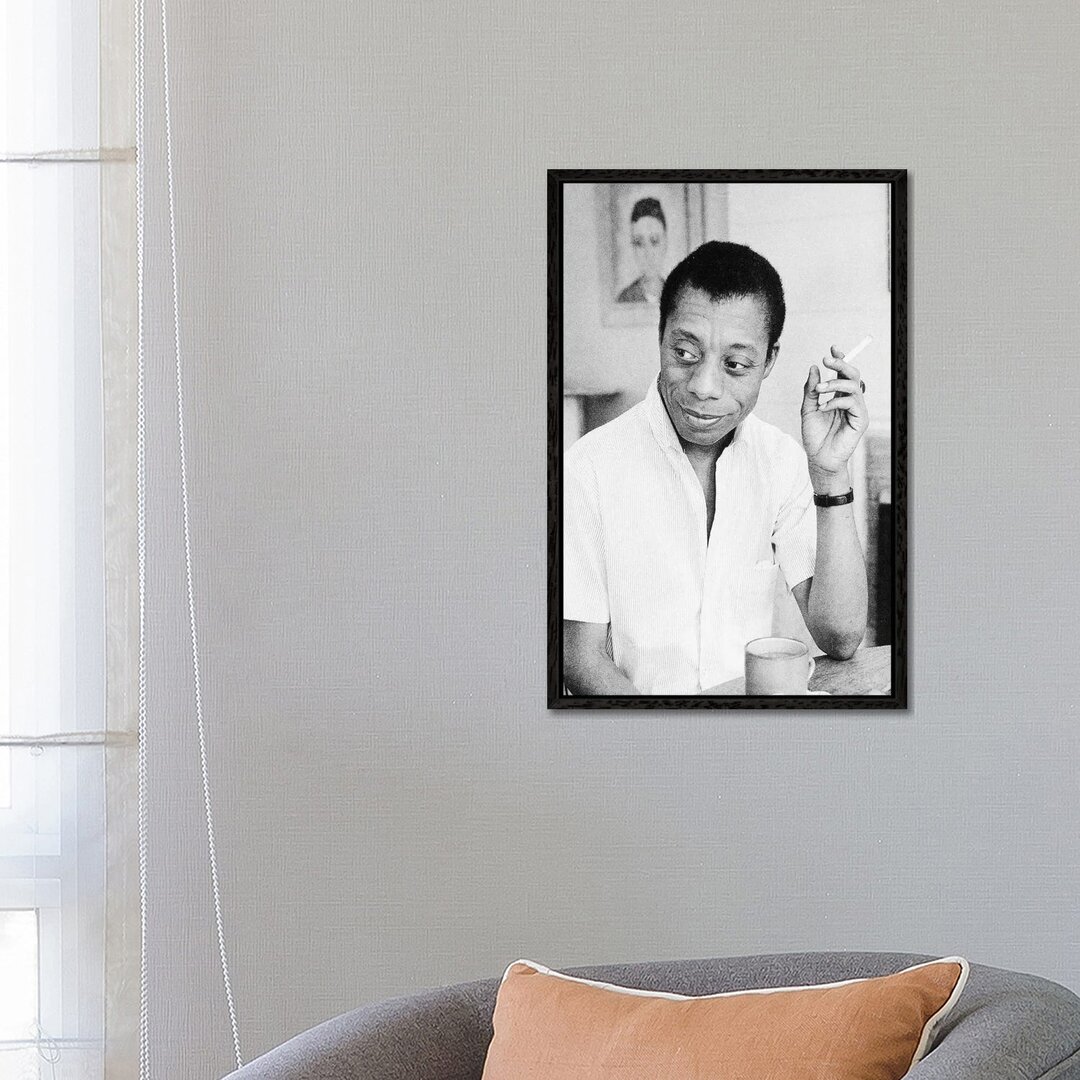 Leinwandbild - Fotografie „James Baldwin (1924-1987)”