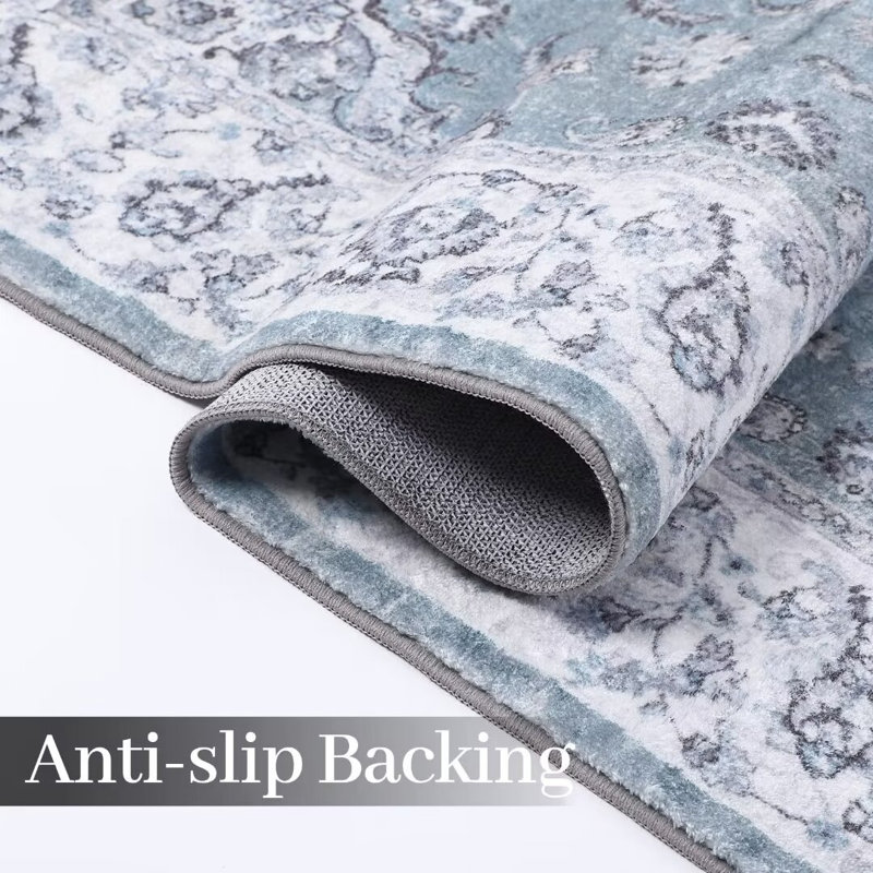 Washable Oriental Indoor Rug, Runner 2' x 8'