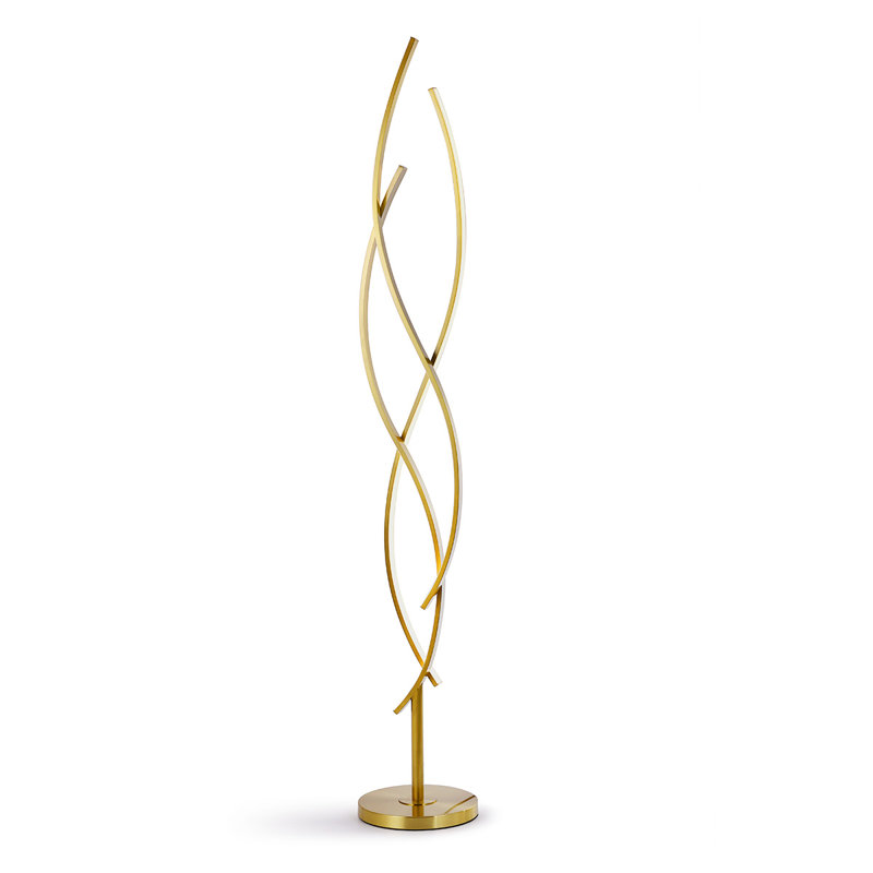 Bartolomeo 63'' LED Tree Floor Lamp, Brushed Brass
