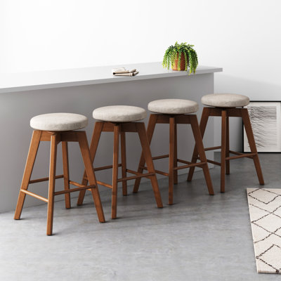 Tabouret de comptoir pivotant de 26 po