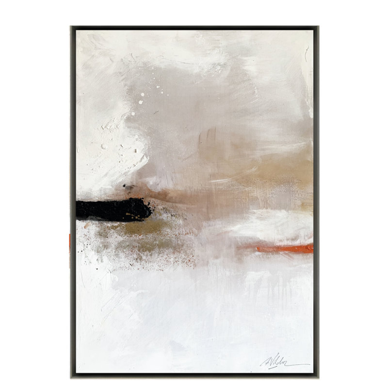 Formelle Single Picture Frame Painting on Wood, 150 cm H x 120 cm W, Silver