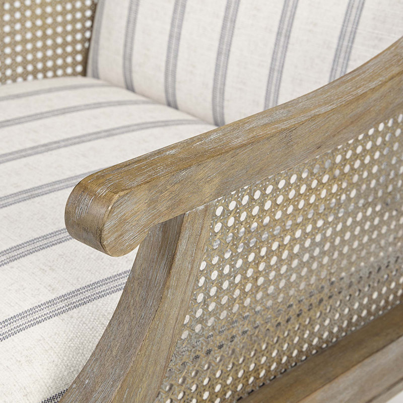 Chaise moderne de style rétro avec accoudoirs