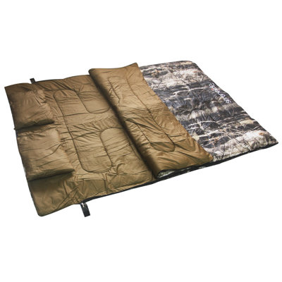 Sac de couchage pour sac à dos - Équipement de camping double - Sac de couchage double pour adultes / adolescents avec 2 oreillers, sac - Sacs de couchage légers et résistants aux intempéries - camping, randonnée