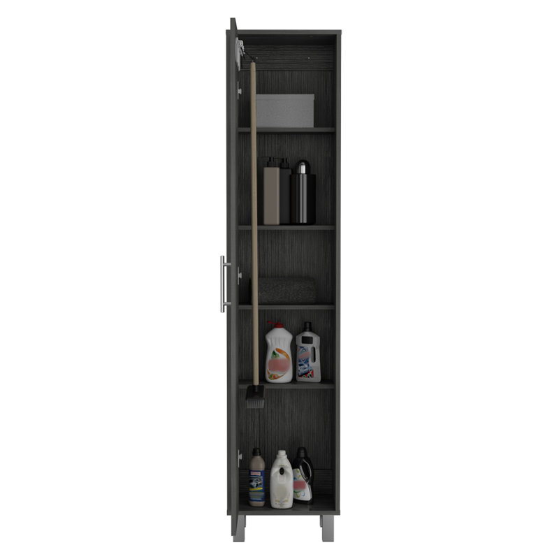 Armoire de rangement Buccan, Chêne fumé