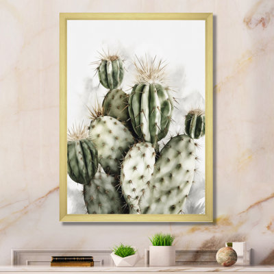 «Lincoln Desert Green Flower Cactus» sur toile