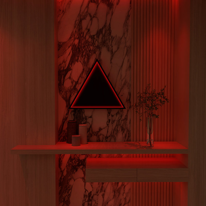 Leighlan Iron Triangle Mirror