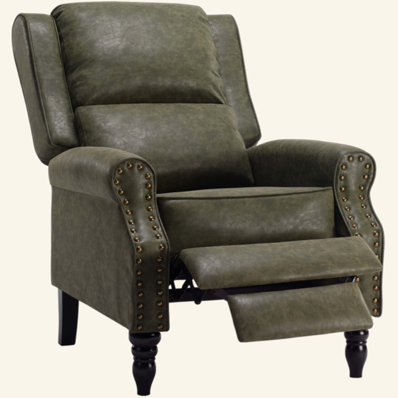 Fauteuil inclinable en faux cuir pour salon, chambre à coucher, véhicule récréatif