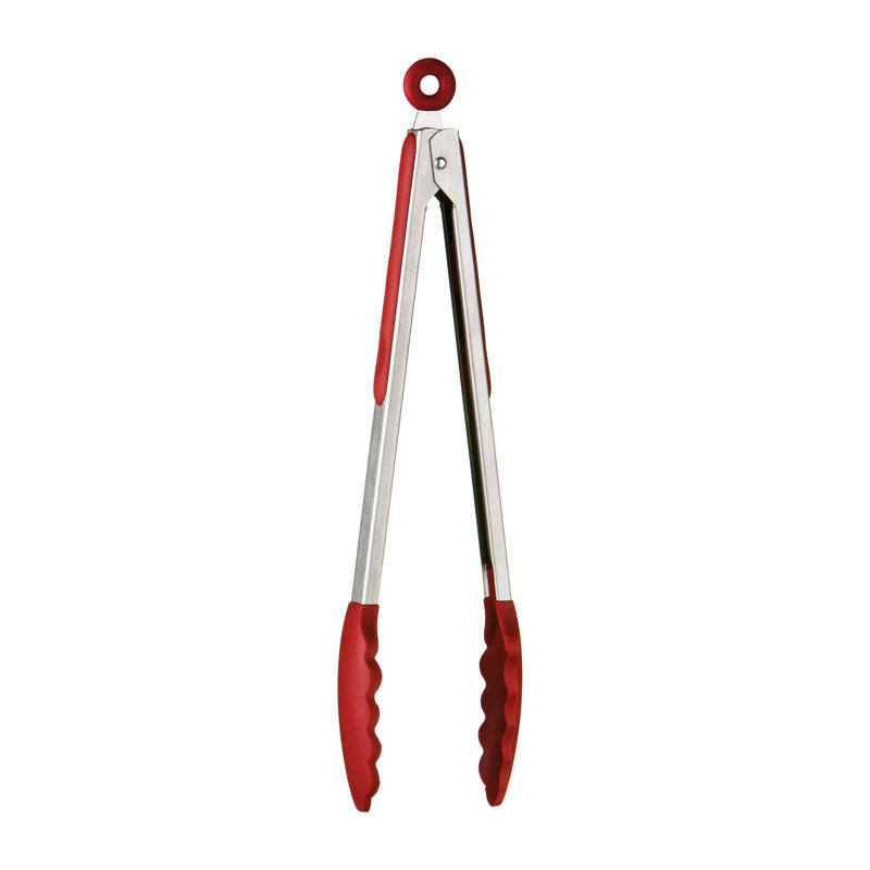 Premier Housewares Zing Kitchen Tong, Red