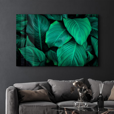 Elegant Tempered Glass Wall Art Painting, 13.8 x 21.7 inches | 100% Tempered Glass, Thickness: 0.16 inches | UV Printed for Vibrant Colors | Perfect for Home Decor, Living Room, & Office Spaces
