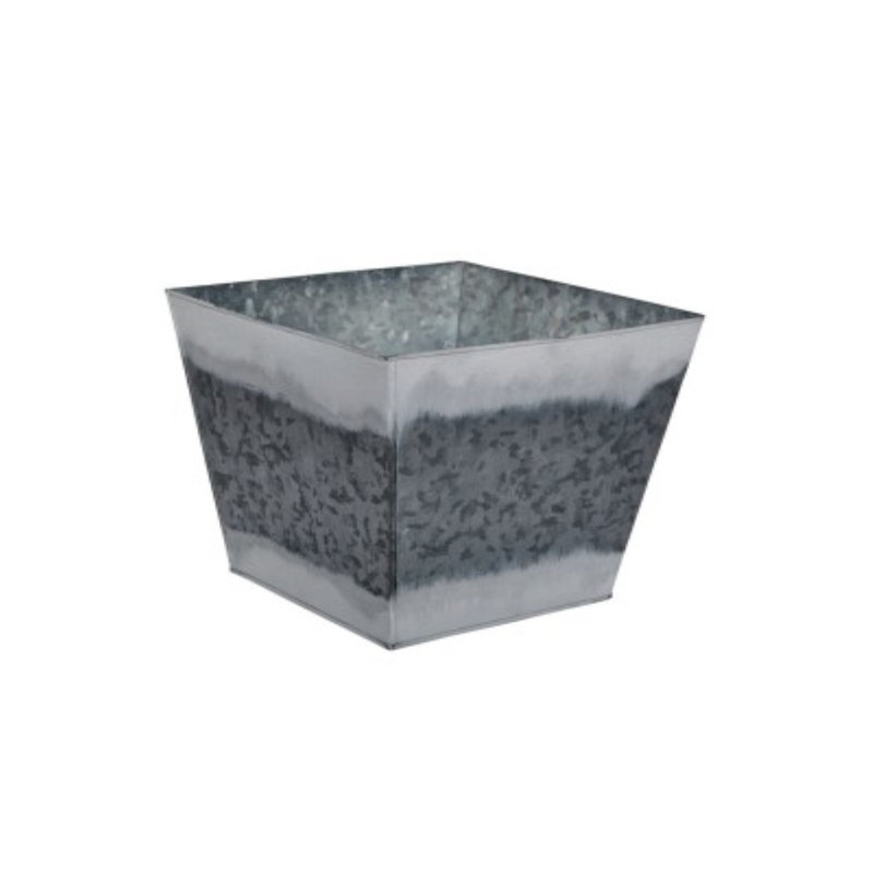 Braewyn Metal Pot Planter, 6.5" H x 6" W x 12" D