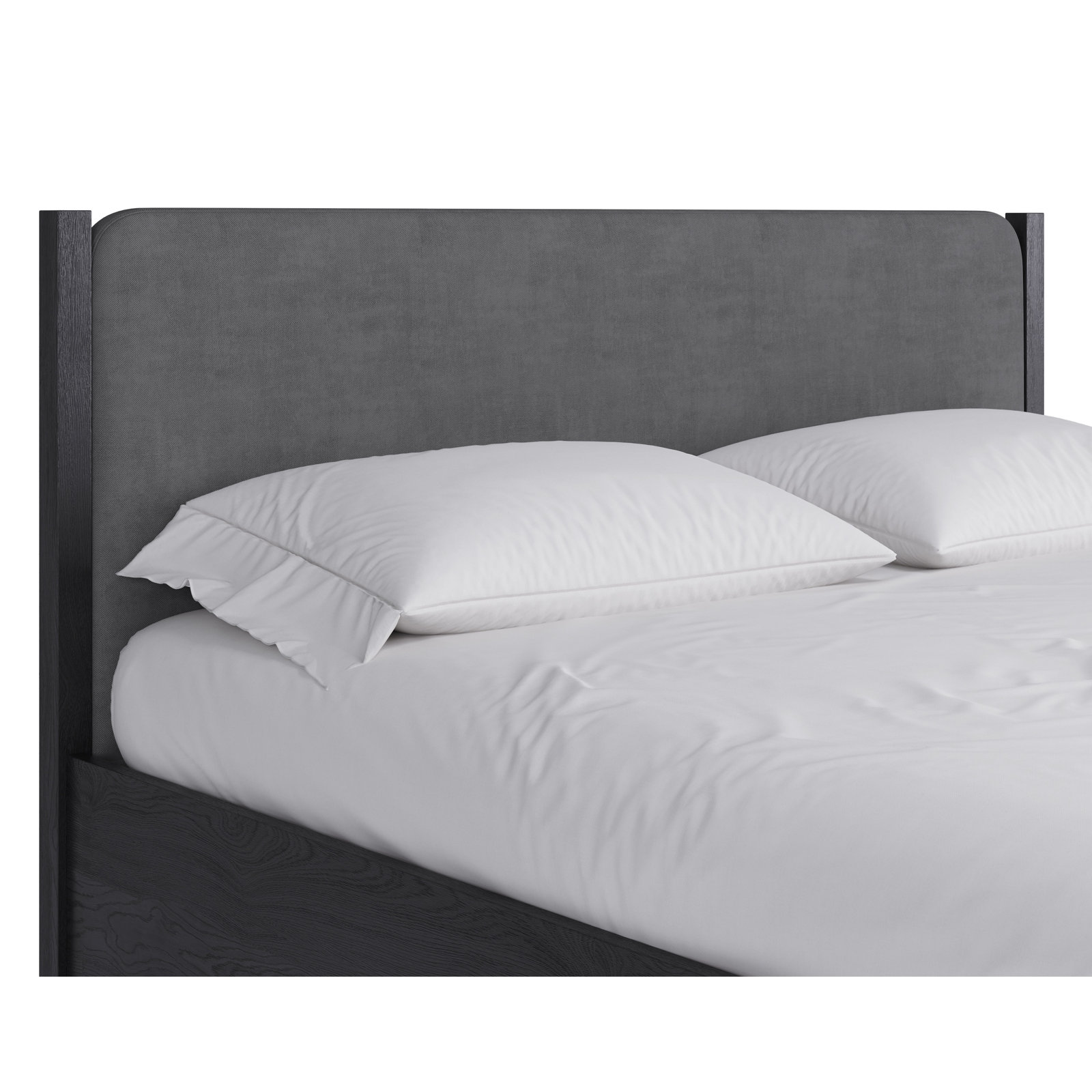 Leroy Velvet Upholstered Bed, Full